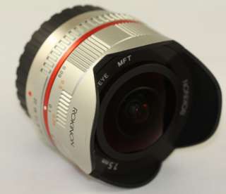 Rokinon FE75MFT B 7.5mm F3.5 Silver UMC Fisheye Lens for Micro Four 