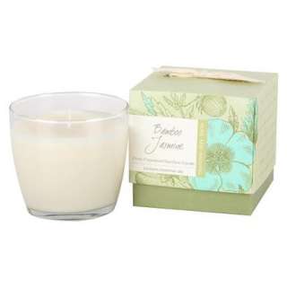   Natural Bamboo Jasmine Hand Poured Wax Jar Candle product details page