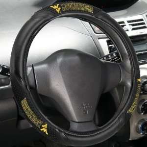   Mountaineers Black Vinyl Massage Grip Steering Wheel Cover Automotive
