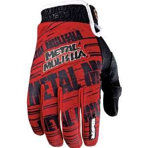   Maimed Youth Boys Dirt Bike Motorcycle Gloves   Red/Black / X Large