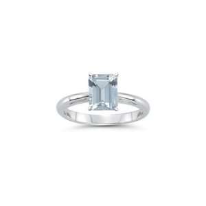  2.23 Cts Sky Blue Topaz Solitaire Ring in 18K White Gold 5 