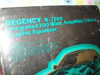   Integrated 200 Watt Car Amplifier 7 Band Graphic EQ Equalizer  