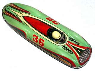   MODERN TOYS FRICTION SUPER SONIC RACE CAR No 36 MADE IN JAPAN  
