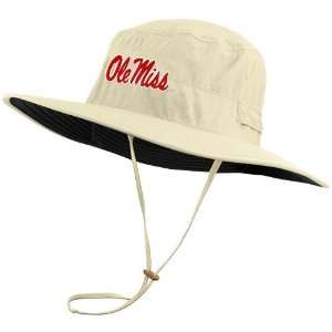   Mississippi Rebels Khaki Sun Guard Booney Hat