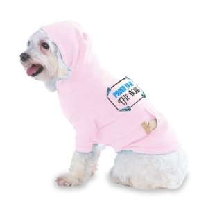  The Boss Hooded (Hoody) T Shirt with pocket for your Dog or Cat Size 