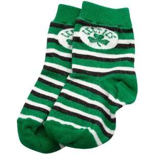  NBA Boston Celtics Infant Kelly Green Sport Stripe Socks 