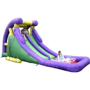  Inflatable Double Water Slide with Splash Pool Toys 