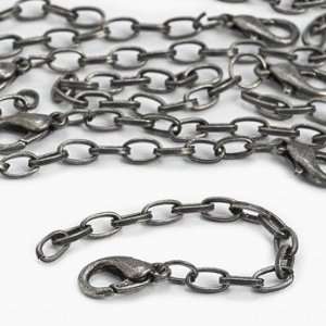  Antique Silvertone Necklace Extenders   Beading & Chains 