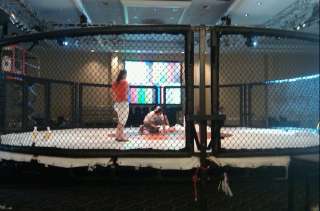 30 THROWDOWN MMA CAGE W/ CAT WALK   Great Used Cage Complete  