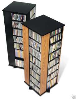 Prepac MS 0800 Four Sided Spinning CD DVD Storage Tower  