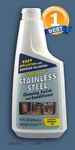Cerama Bryte 16oz Stainless Steel Cleaner (2) Bottles  