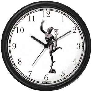  Statue of Mercury the Messenger Wall Clock by WatchBuddy 