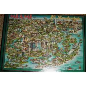  City Of Miami Jigsaw Puzzle Toys & Games