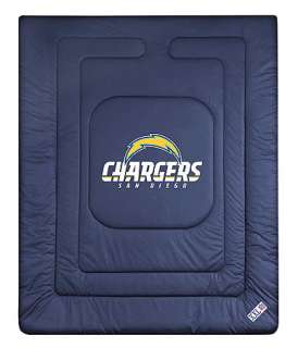 SAN DIEGO CHARGERS Comforter Sham Bdskrt Pillowcase Set  