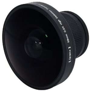  Series 0.2X HD Panoramic Vortex 220° Fisheye Lens For Sanyo Xacti 