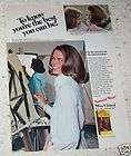 1974 Miss Clairol Haircolor hair color AD girl painting