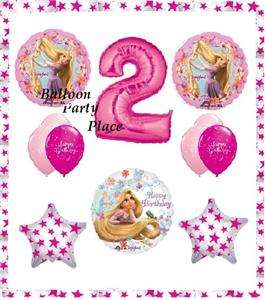   tangled second 2nd birthday party balloons supplies two pink NEW