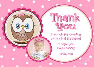 Pink Owl Invitation Look Whoos One First Birthday Party  