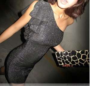 Sparkling Clubbing Party Cocktail Gown Tube Mini Dress  