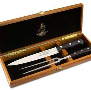  Messermeister Carving Set in Wood Box 2 Piece Kitchen 
