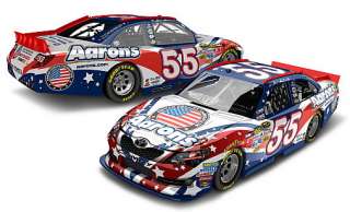 MARK MARTIN 2012 #55 Aarons NASCAR AMERICAN SALUTE 124 ACTION 