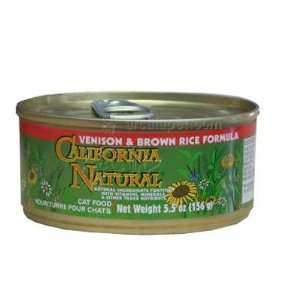   Natural Venison/Brown Rice Cat Food Sm Can Single