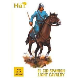  El Cid Spanish Light Cavalry (12 Mounted) 1/72 Hat Toys & Games