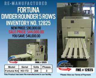 Fortuna Divider Rounder 5 Rows  