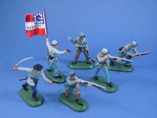 Civil War Toy Soldiers Britains Deetail Confederate 1st Kentucky 