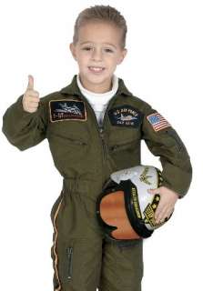 Kids Air Force Fighter Pilot Halloween Costume 698216125367  