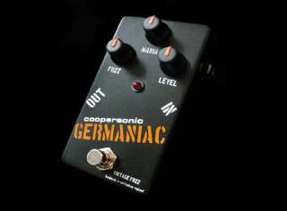 COOPERSONIC GERMANIAC FUZZ GERMANIUM PEDAL MADE IN UK  