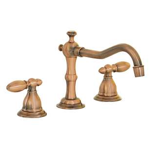 Antique Copper Widespread Faucet Kitchen Bathroom  
