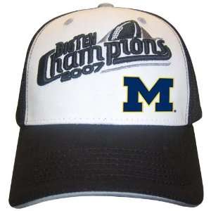  World Michigan Wolverines Two Tone 2007 Big Ten Conference Champions 