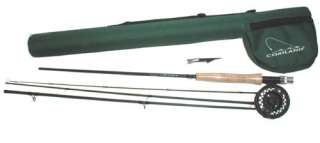 travel fly fishing fly rod reel outfit combo by cortland