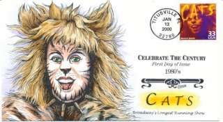 Cats Broadway Musical #3190 B Hand Painted Fred Collins cachet First 