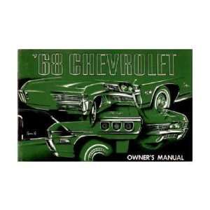  1968 CHEVROLET IMPALA FULL SIZE Owners Manual User Guide 