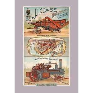  Vintage Art J.I. Case Threshing Machine Co., Racine 