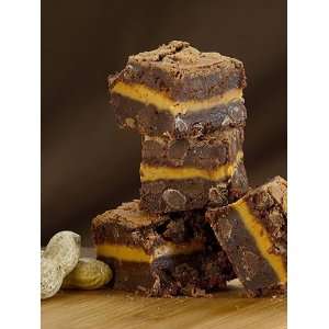 Blissful Brownies Chocolate Peanut Butter 6 Brownie Box