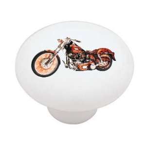  Fire Chopper Bike Decorative High Gloss Ceramic Drawer 