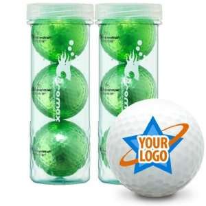 Chromax Metallic I Logo Golf Balls   Metallic Green  