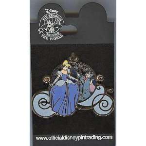   Disney Pin Cinderella with Fairy Godmother and Carriage Toys & Games