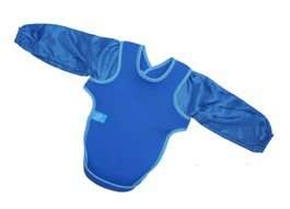 Bibetta Baby Award Winning Catch Bib With Sleeves BLUE  