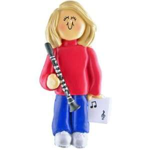  Clarinet Female with Blonde Hair Beauty