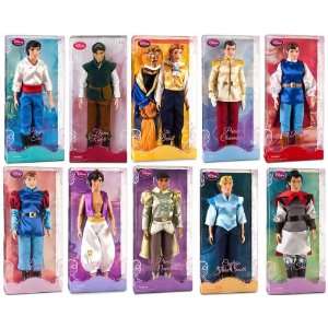  Store 10 Disney Princes 12 Classic Doll Toy Collection Gift Set 