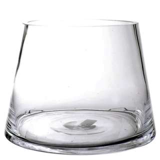 Cylinder Vase. Clear Glass. H 6, D 6. Brand New (8 pcs), Floral 