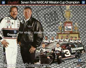 DALE EARNHARDT 1994 GM GOODWRENCH NASCAR PHOTO POSTCARD  