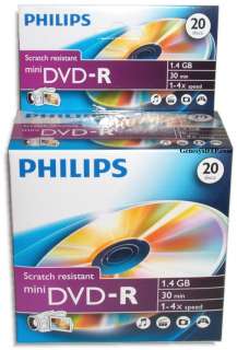 40 Pak PHILIPS Mini DVD R fits HITACHI/PANASONIC/SONY  