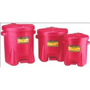 Eagle Polyethylene Oily Waste Cans, Height 16 in. (41cm); Capacity 6 