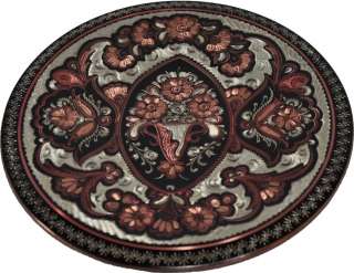 Handcrafted Copper Decorative Hanging Wall Plate   Turkish Artisan 