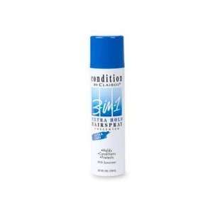  Condition 3 In 1 Aerosol Hair Spray Extra Hold Unscented 